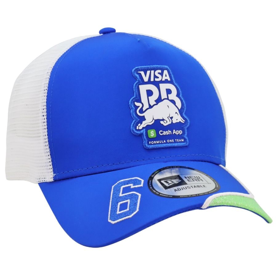 2025 VISA CASH APP RB F1 チーム アイザック ハジャー ラスべガスGP グリッター NewEra 9FORTY E-Frame ベースボール キャップ