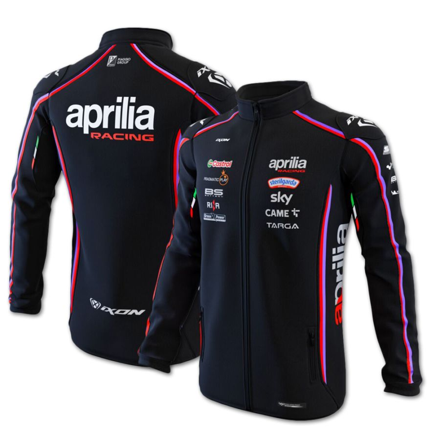 2025 アプリリア Aprilia レーシング チーム フルジップ スウェット ブラック
