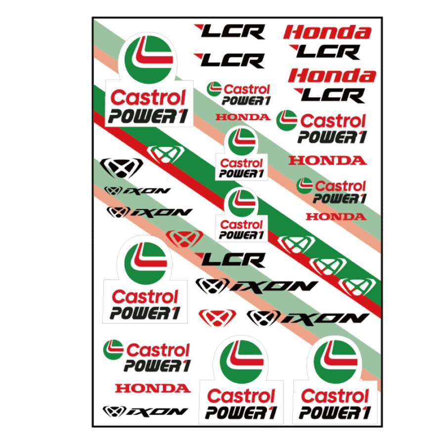 2025 LCR ホンダ レーシング チーム ステッカーセット