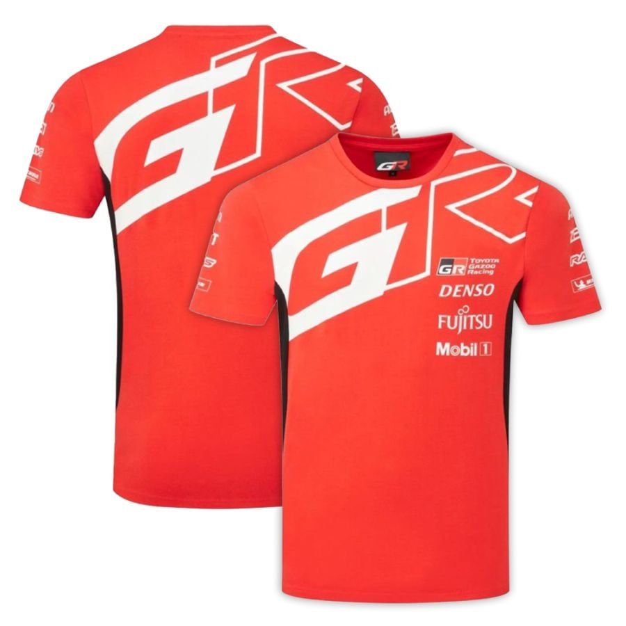 2025 TOYOTA GAZOO Racing WEC チーム クラシック Tシャツ レッド