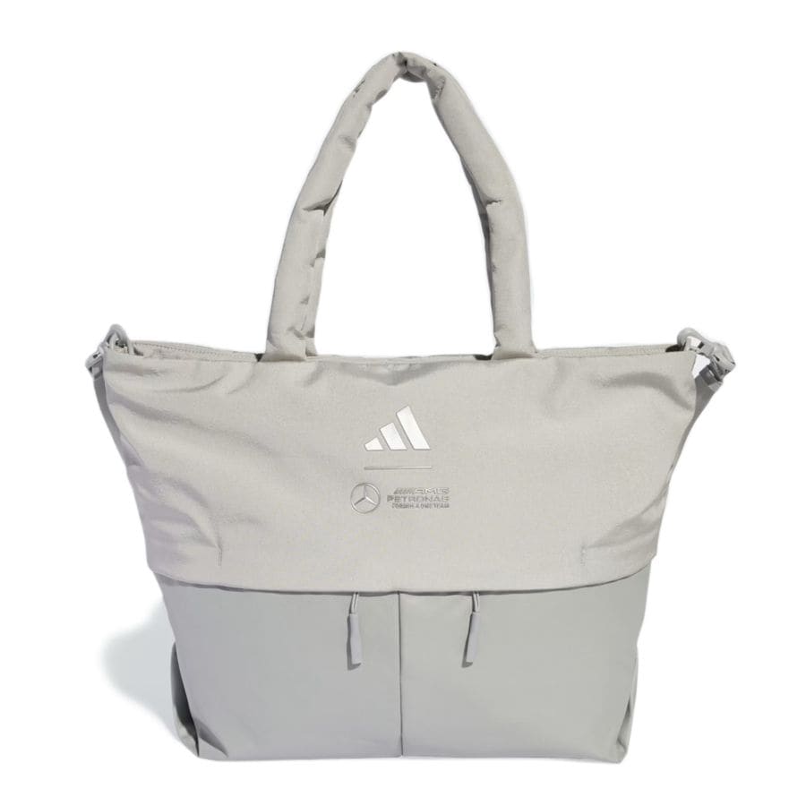 アディダス メルセデス AMG ペトロナス F1 チーム シルバーアローズ トートバッグ グレー