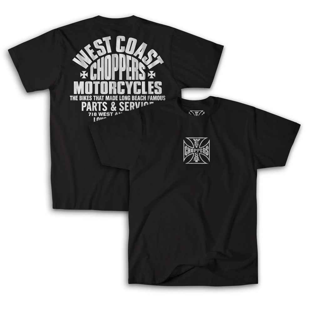 ウエストコーストチョッパーズロンT白袖プリント2XLバイクカスタムハーレー ウエストコーストチョッパーズロンT白袖プリント2XLバイク