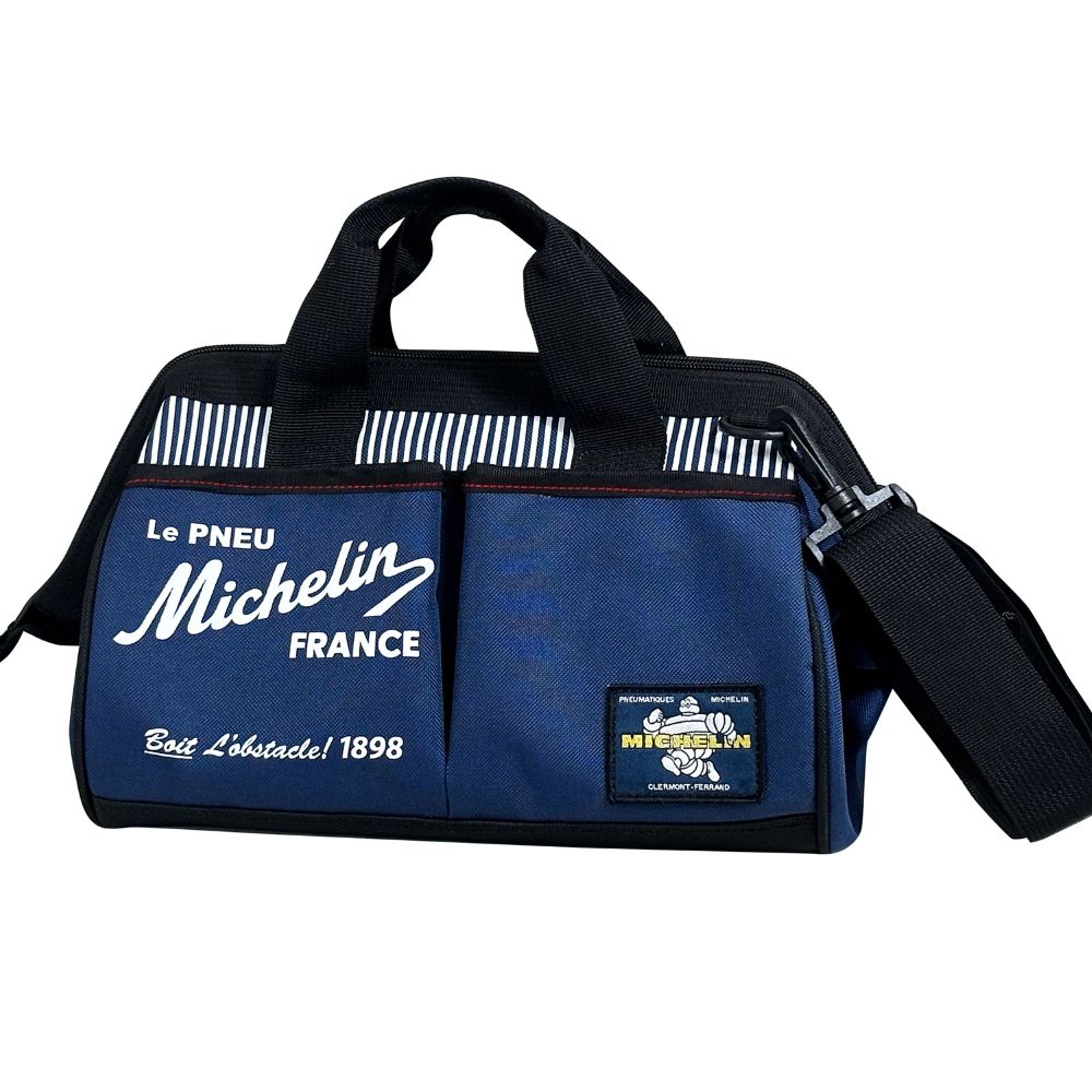 ミシュラン MICHELIN ツールバッグ ネイビー ストライプ