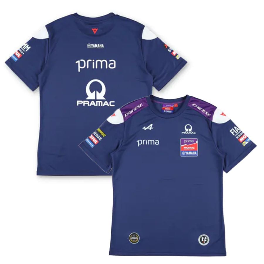 2025 プリマ プラマック レーシング チーム オフィシャル レプリカ Tシャツ ネイビー