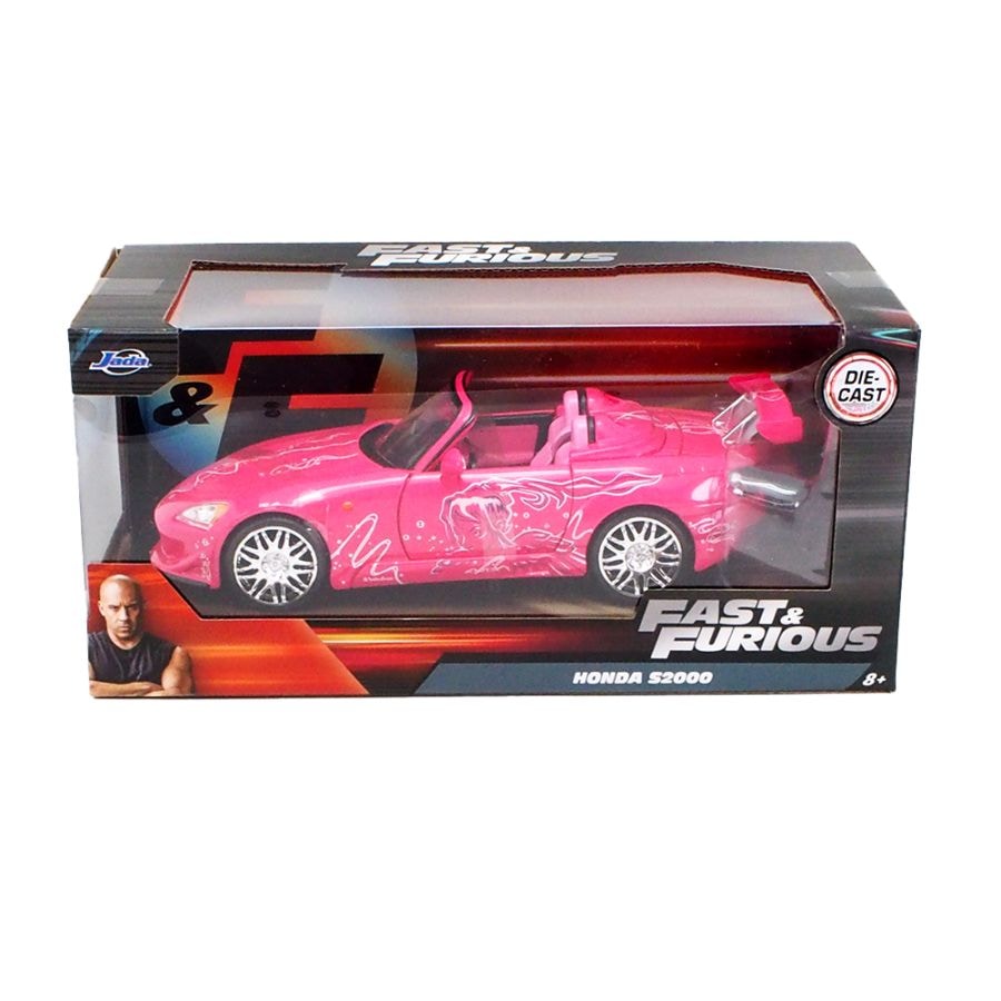 JADA 1/24 Fast & Furious ワイルドスピード X2 ホンダ S2000 ピンク グラフィックス スーキー