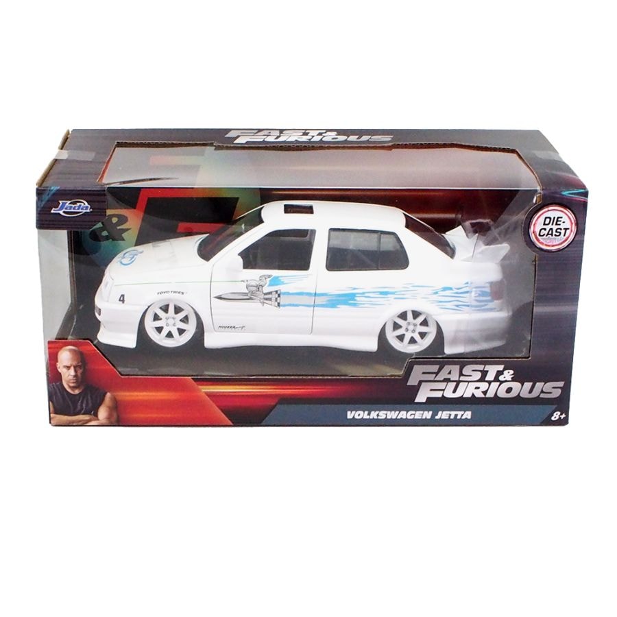 JADA 1/24 Fast & Furious ワイルドスピード フォルクスワーゲン ジェッタ ホワイト (ジェシー)