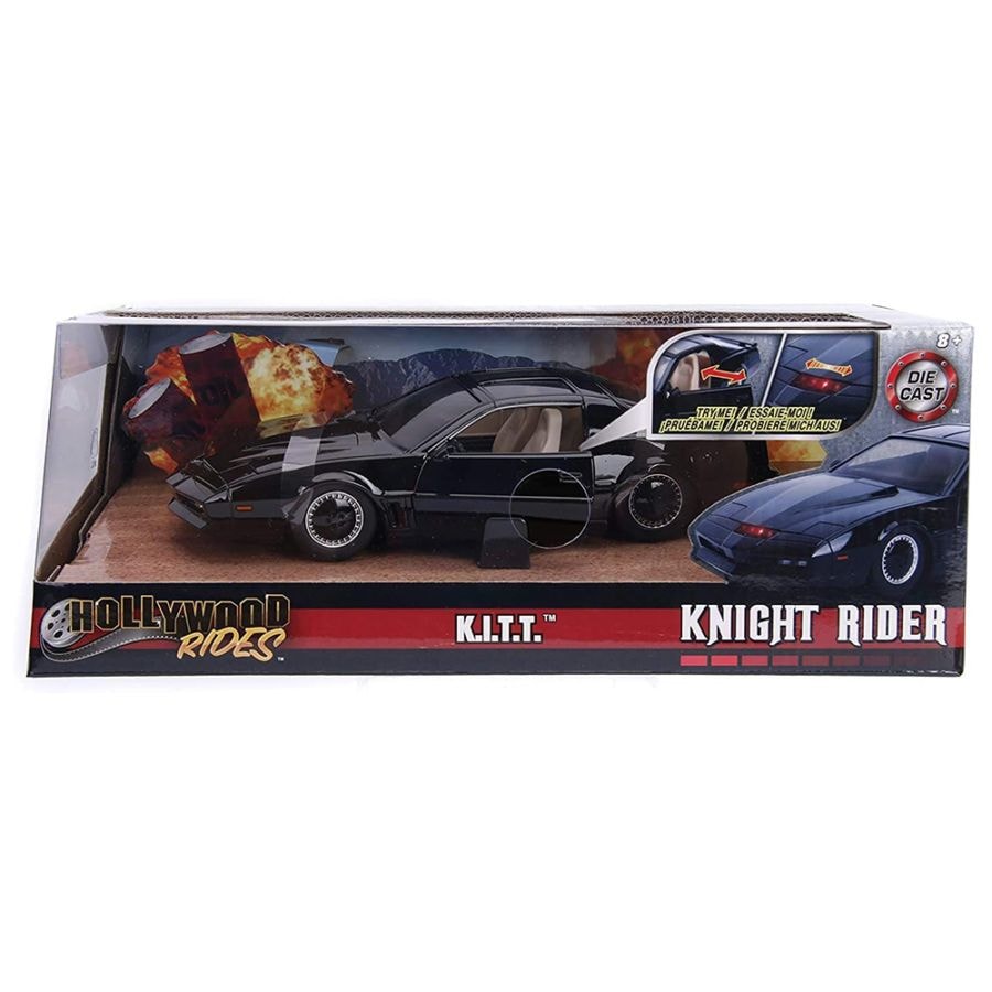 ASC デアゴスティーニ公式 | ナイトライダー【全110号】キット 透明ケース付き 黒 モデルカー Rider Knight 1/28 ホビーラジコン