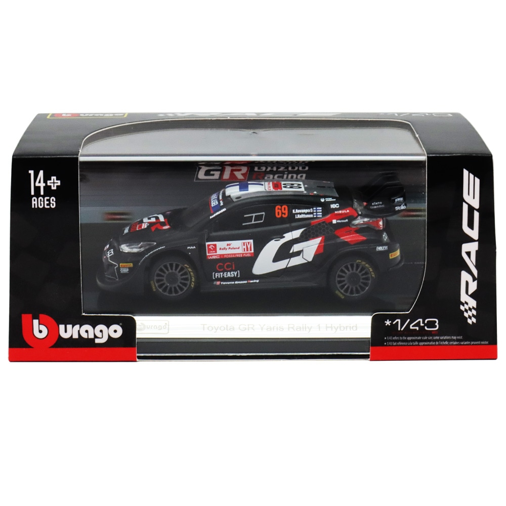 ブラゴ 1/43 TOYOTA GAZOO Racing WRT GR ヤリス ラリー1 ハイブリッド WRC 2024 #69 カッレ ロバンペラ / ヨンネ ハルットゥネン