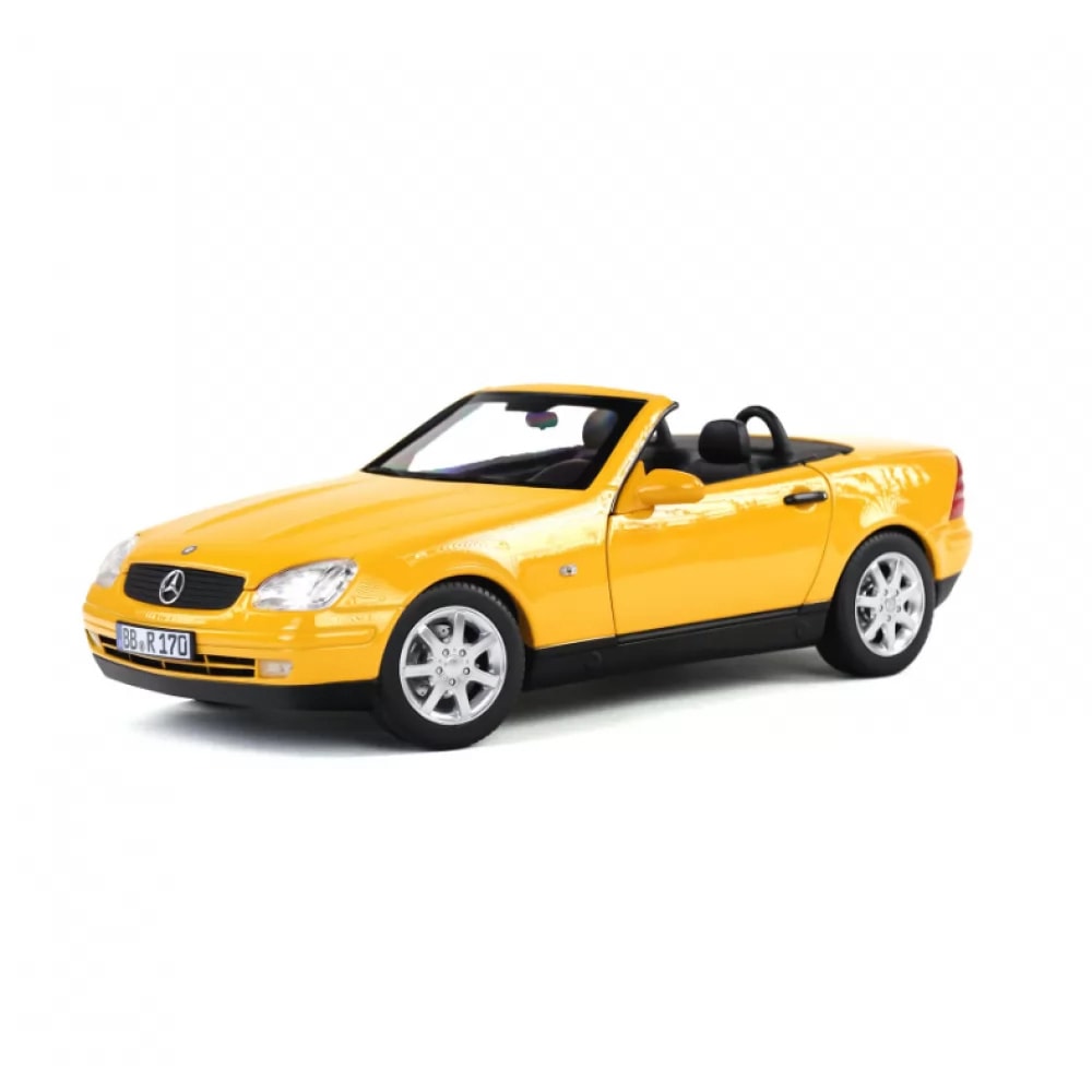 Norev 1/18 メルセデス ベンツ SLK200 (R170) ロードスター イエロー ディーラー パッケージ
