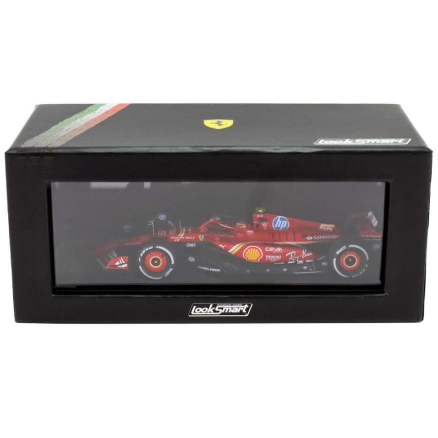 ルックスマート 1/43 スクーデリア フェラーリ SF24 2024年 アメリカGP (オースティン) 2位 カルロス サインツ