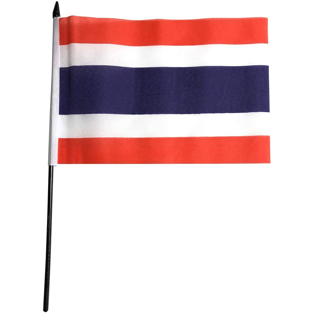 応援用 ハンディーフラッグ タイ 国旗 15x22.5cm