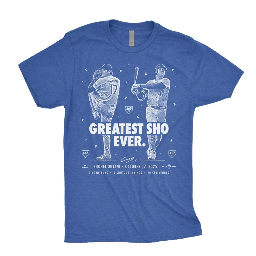 MLB 大谷 翔平 Greatest Sho Ever Tシャツ