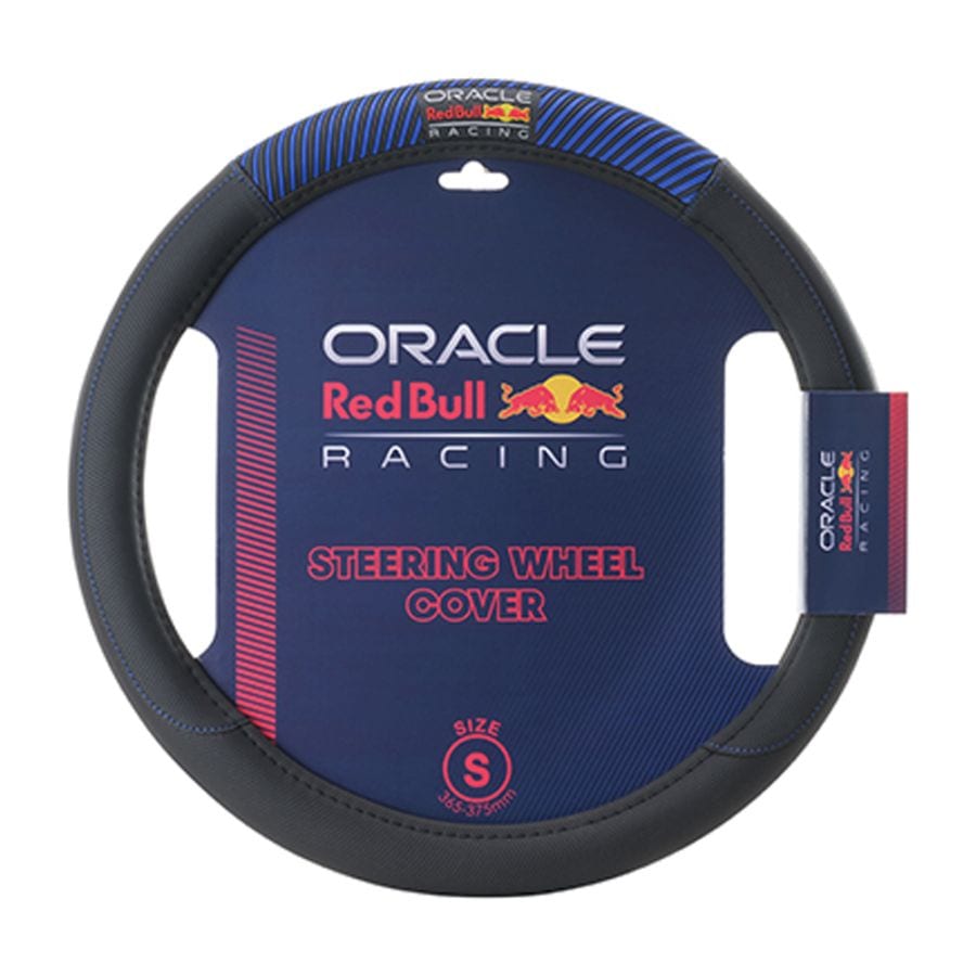 オラクル レッドブル レーシング オフィシャル ステアリング カバー トップブルー ブラック Sサイズ