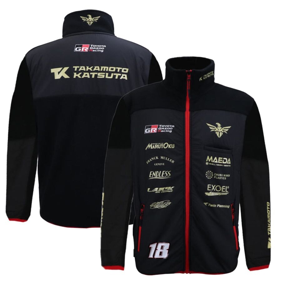 2025 TOYOTA GAZOO Racing WRC 勝田 貴元 TK フリース ジャケット