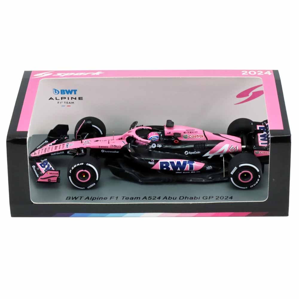 スパーク 1/43 BWT アルピーヌ F1 チーム A524 2024年 アブダビGP ジャック ドゥーハン