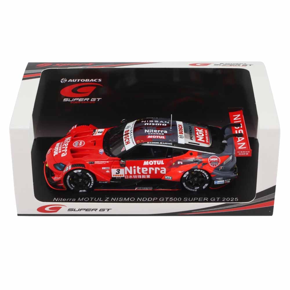 三連休限定！！宇宙最速！！　ファトキャトキャト　カスタム9.4 美品★ スパーク 1/43 Niterra MOTUL Z NISMO NDDP No.3 GT500 スーパーGT