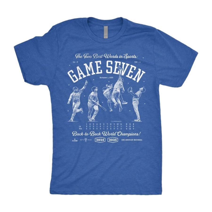 MLB「Game Seven」ミゲル ロハス / アンディ ペイジス / ウィル スミス / 山本 由伸 Tシャツ ワールドシリーズ チャンピオン
