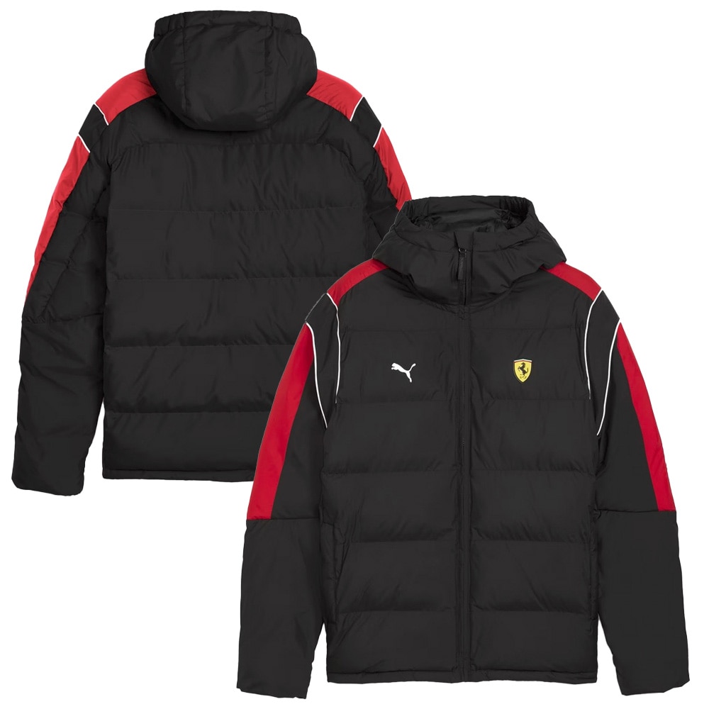 2025 PUMA スクーデリア フェラーリ MT7 エコライト パデッド ジャケット ブラック