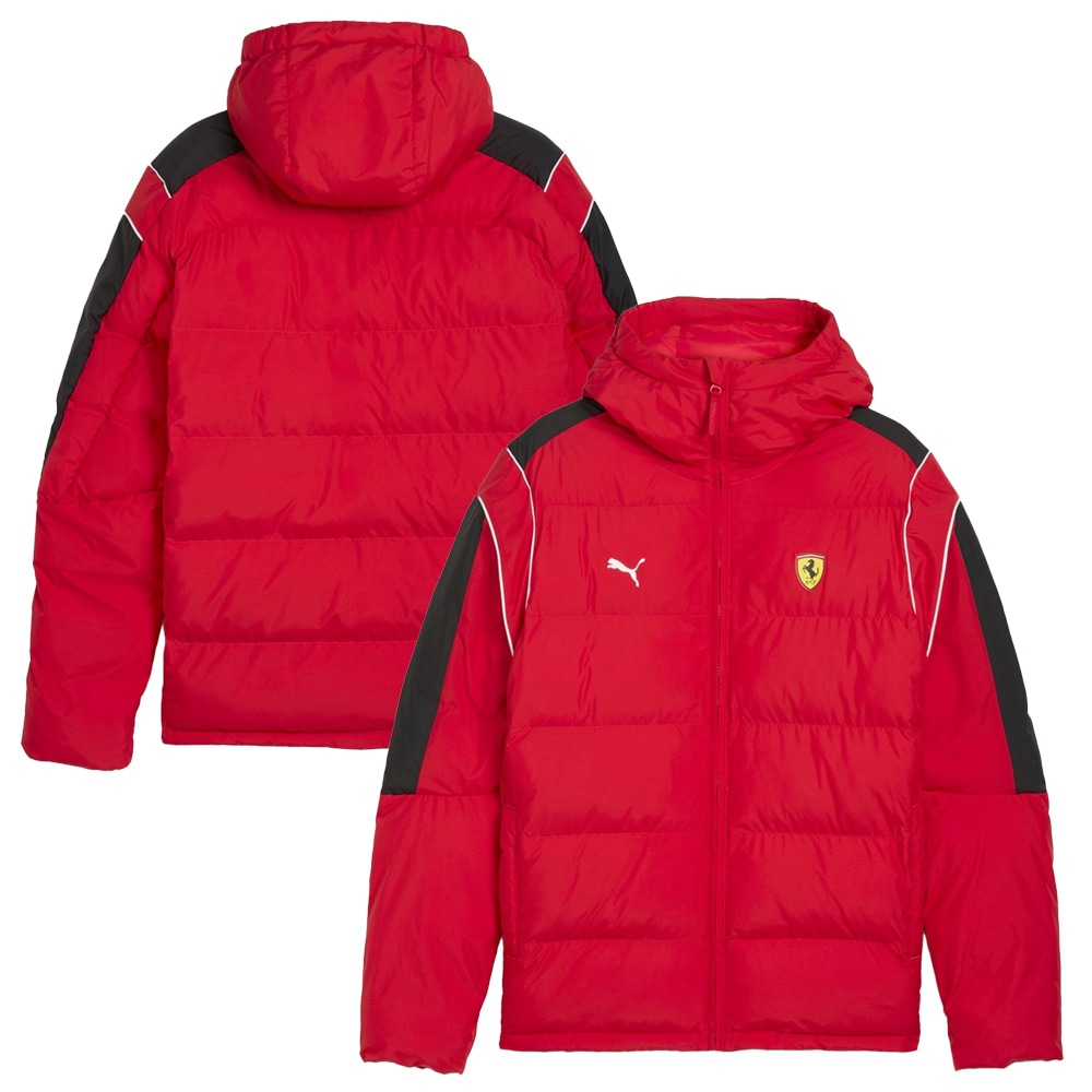 2025 PUMA スクーデリア フェラーリ MT7 エコライト パデッド ジャケット レッド