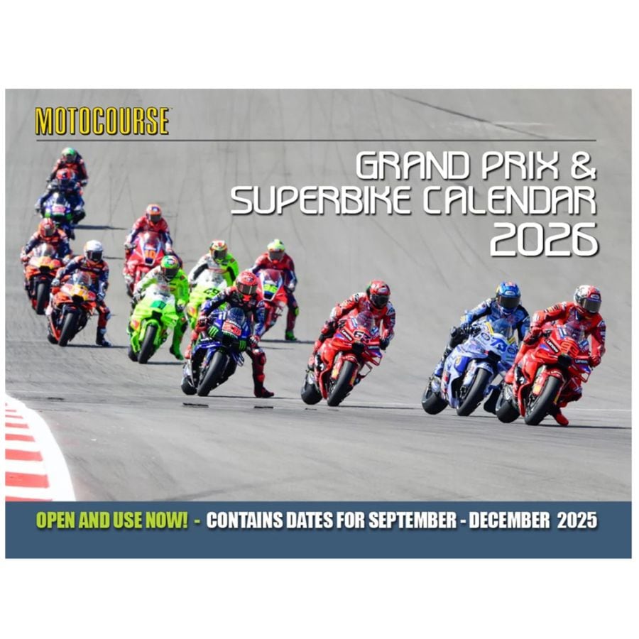 【予約商品 11月下旬頃入荷予定 単体でご注文下さい】2026年 モトコース & スーパーバイク 壁掛け カレンダー MotoGP バイク 