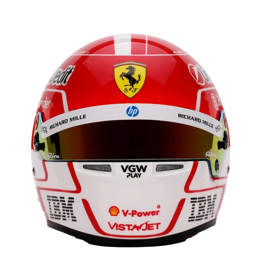 【予約商品 11月下旬頃入荷予定 単体でご注文下さい】BELL 1/2スケール レプリカヘルメット スクーデリア フェラーリ シャルル ルクレール 2025年仕様