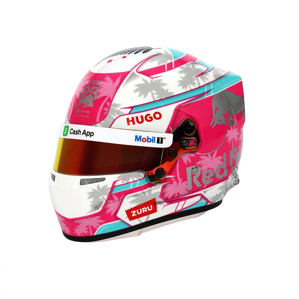 BELL 1/2スケール レプリカヘルメット レーシングブルズ リアム ローソン 2025年 マイアミGP仕様