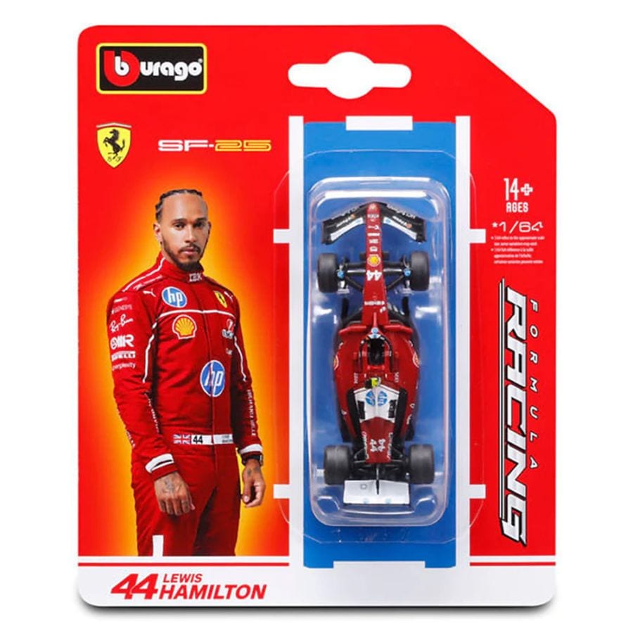 ブラゴ 1/64 2025 スクーデリア フェラーリ SF25 #44 ルイス ハミルトン