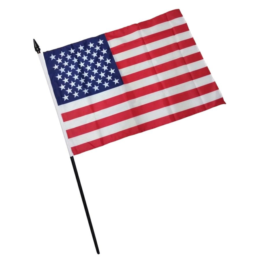 応援用 ハンディーフラッグ アメリカ合衆国 国旗 15x22.5cm