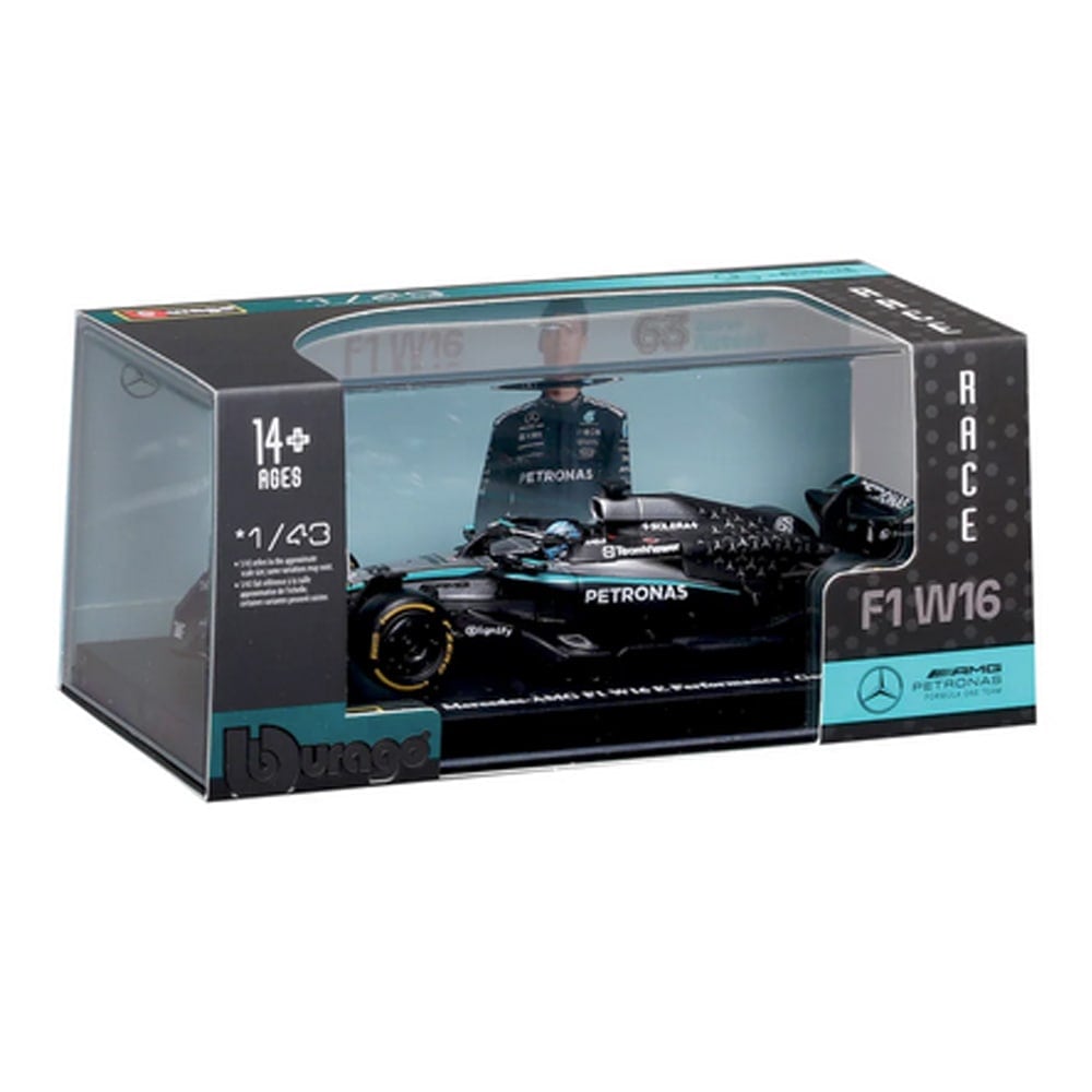 モデルカー・レプリカヘルメット・アクリルケース,F1,メルセデス,1/43