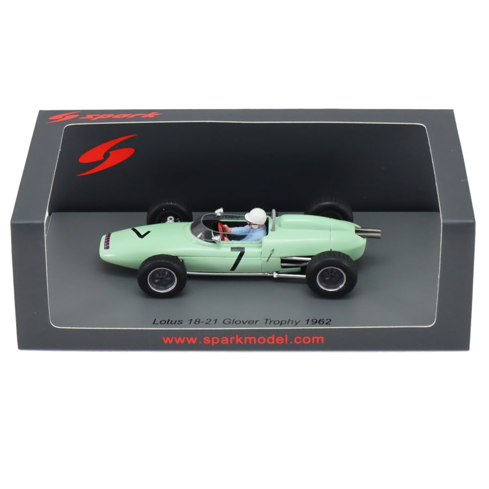 スパーク 1/43 ロータス 18-21 No.7 グローバー トロフィー 1962年 スターリング モス