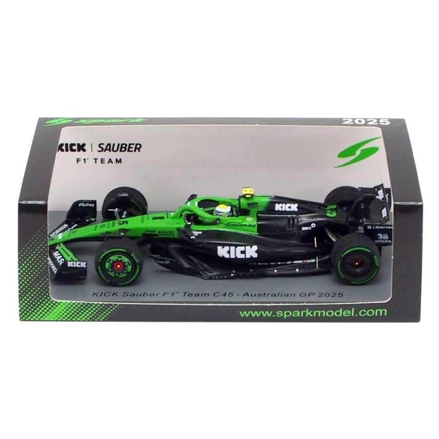 スパーク 1/43 キック ザウバー F1チーム C45 #5 ガブリエル ボルトレート 2025年 オーストラリアGP