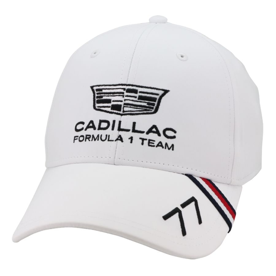 2026 キャデラック F1 チーム バルテリ ボッタス ドライバー ベースボール キャップ ホワイト