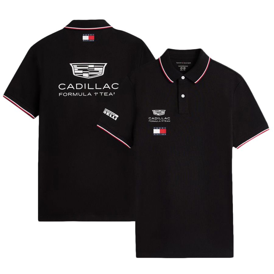 2026 キャデラック F1 チーム ポロシャツ ブラック