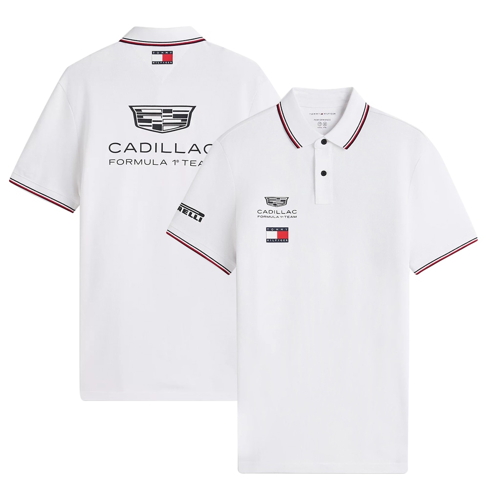2026 キャデラック F1 チーム ポロシャツ ホワイト