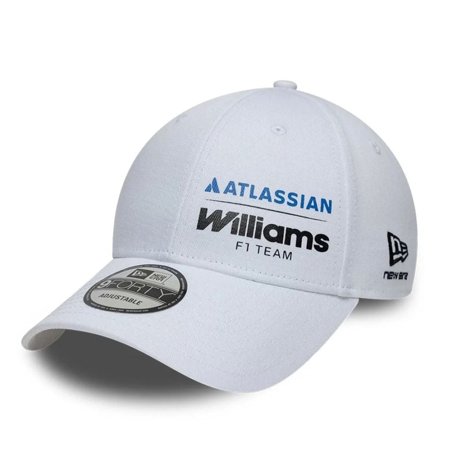 2026 アトラシアン ウィリアムズ レーシング スモールロゴ エッセンシャル 9FORTY ベースボール キャップ ホワイト