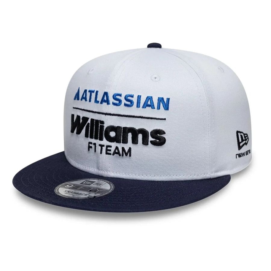 2026 アトラシアン ウィリアムズ レーシング フロントロゴ エッセンシャル 9FIFTY フラット キャップ コントラストカラー