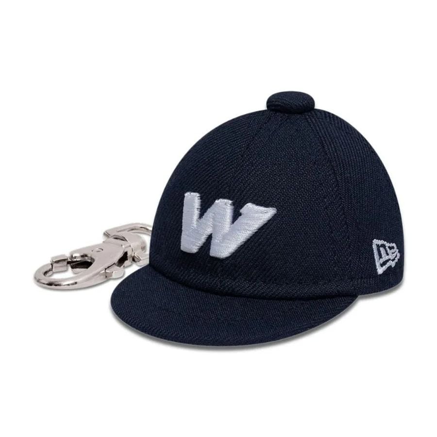 2026 アトラシアン ウィリアムズ レーシング Wロゴ ミニキャップ キーリング ネイビー