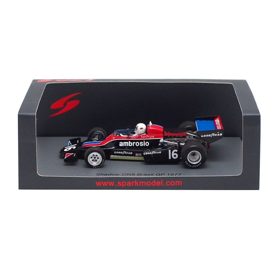 スパーク 1/43 シャドウ DN8 No.16 1977年 ブラジルGP トム プライス