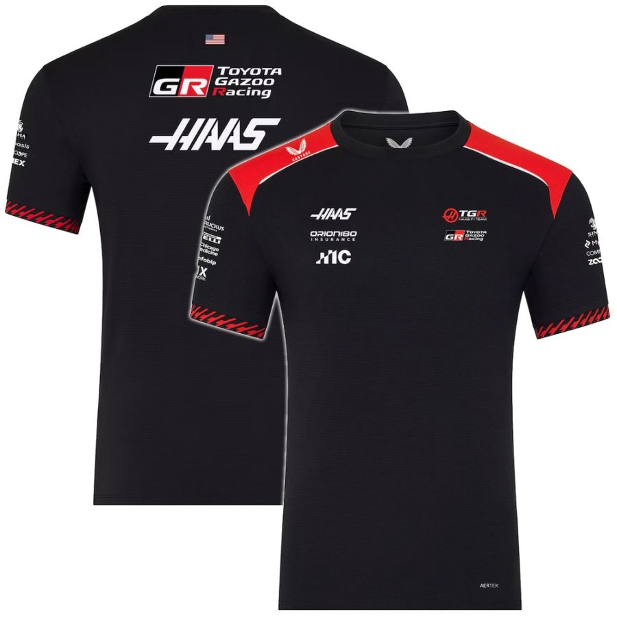 【予約商品 3月中旬頃入荷予定 単体でご注文下さい】2026 TGR ハース F1 チーム Tシャツ ブラック