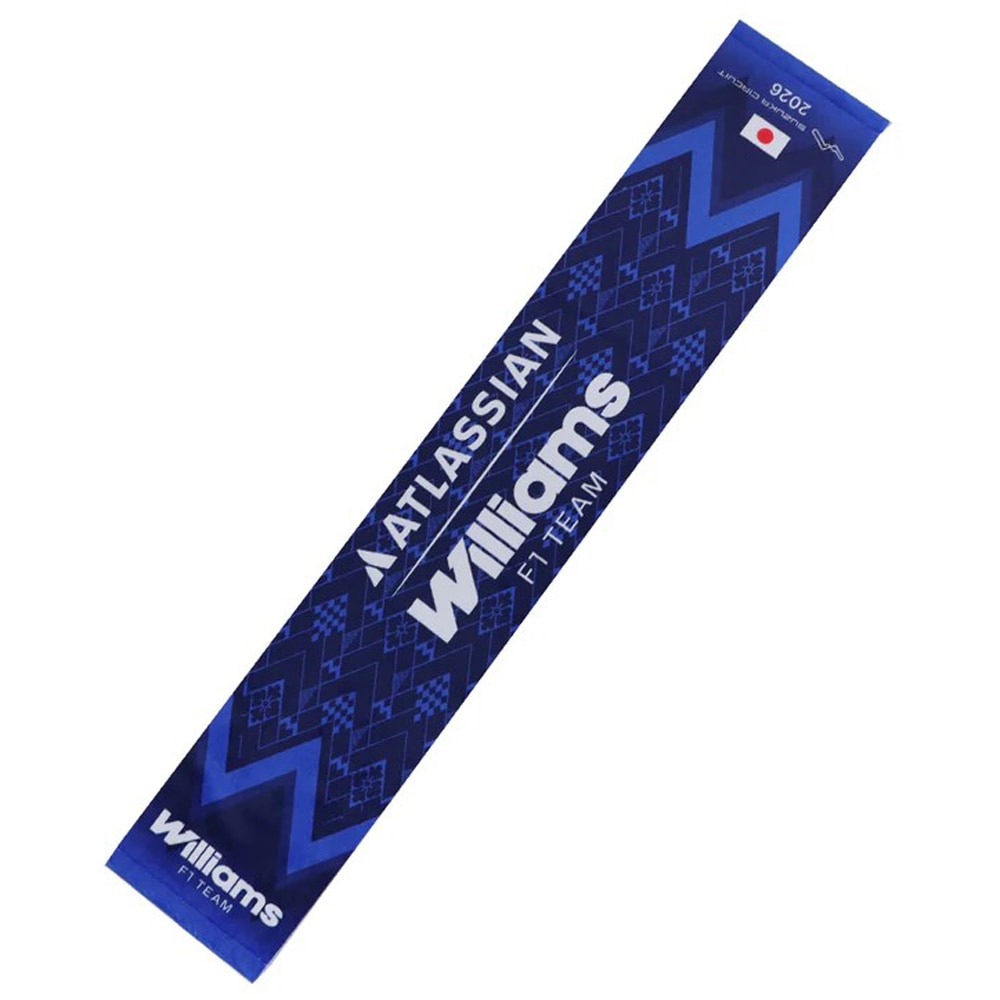 2026 アトラシアン ウィリアムズ レーシング マフラータオル 日本限定グッズ