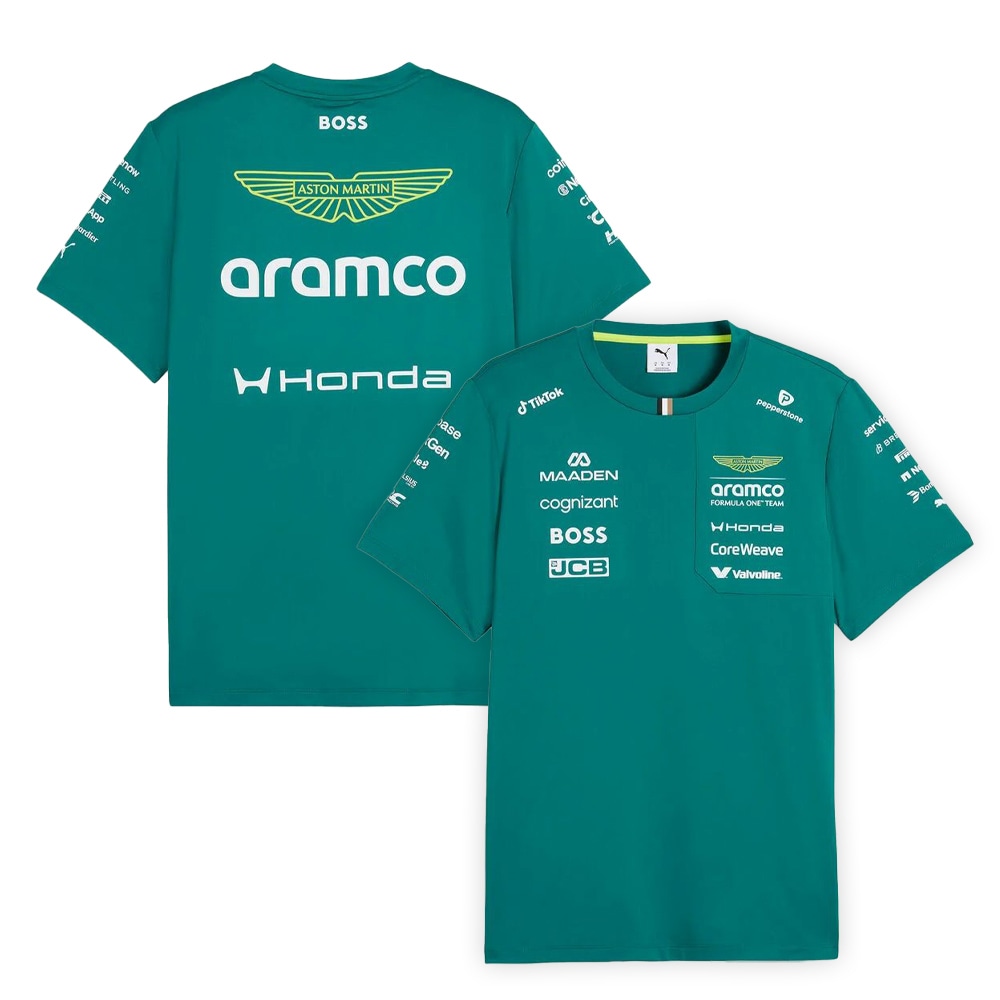 2026 アストンマーティン アラムコ F1 チーム レプリカ Tシャツ