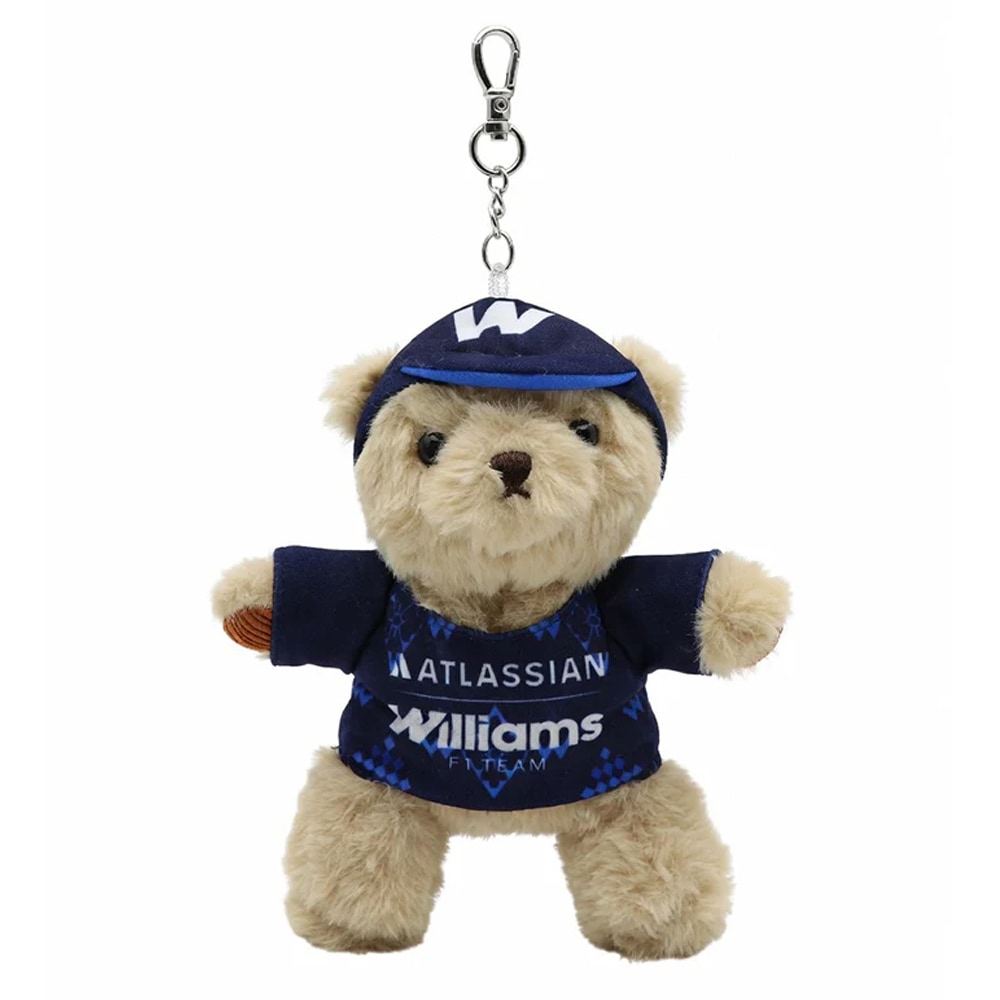 2026 アトラシアン ウィリアムズ レーシング ベアーキーリング 全長約19cm 日本限定グッズ