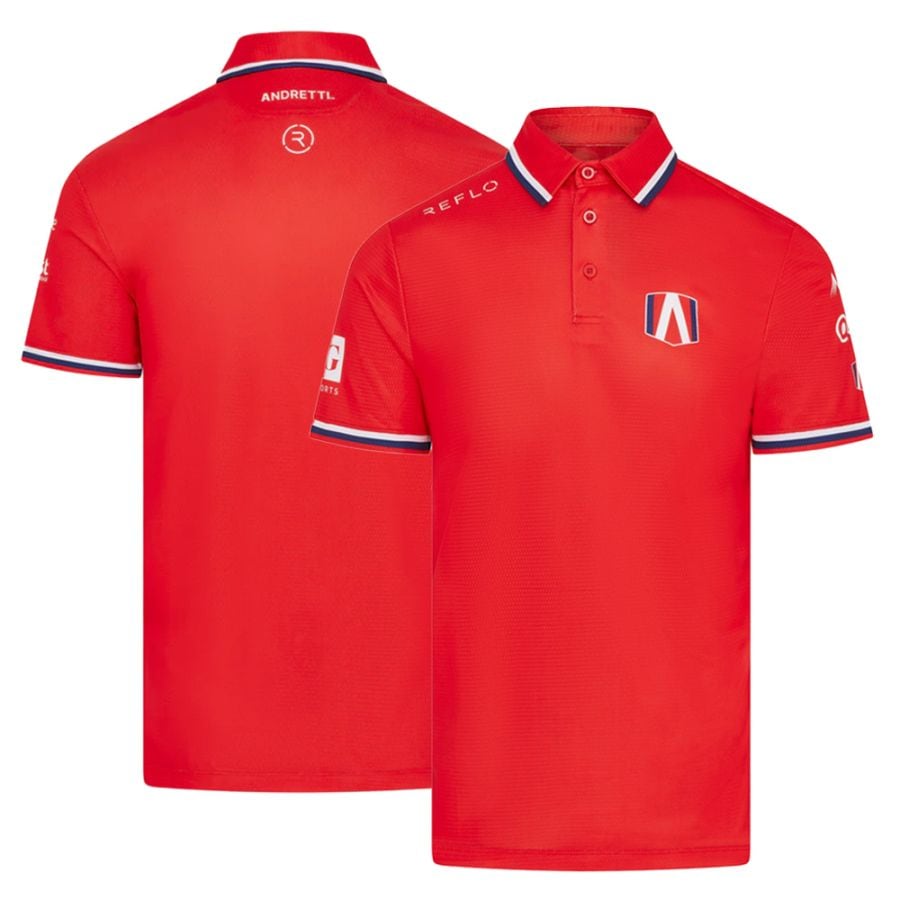25/26 アンドレッティ フォーミュラE チーム レプリカ ポロシャツ レッド