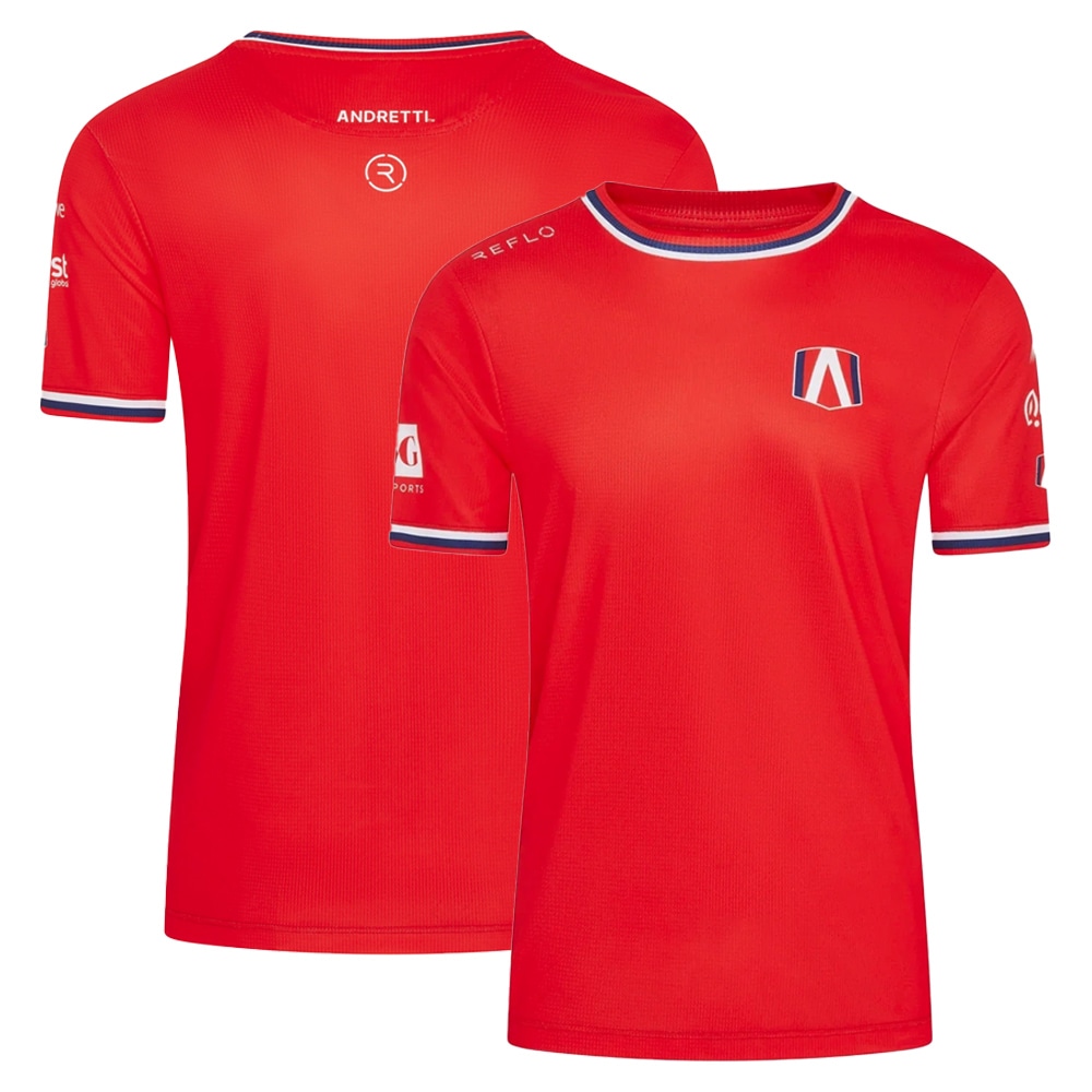 25/26 アンドレッティ フォーミュラE チーム レプリカ Tシャツ レッド