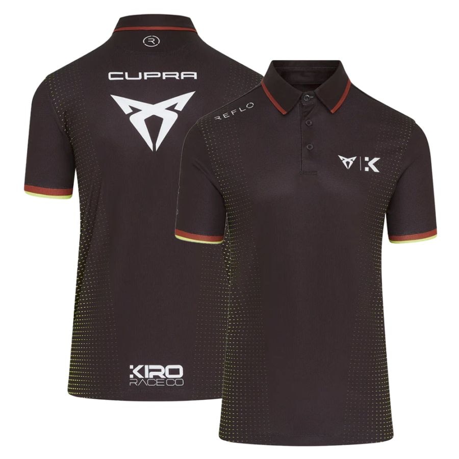 25/26 クプラ キロ フォーミュラE チーム レプリカ ポロシャツ ブラック