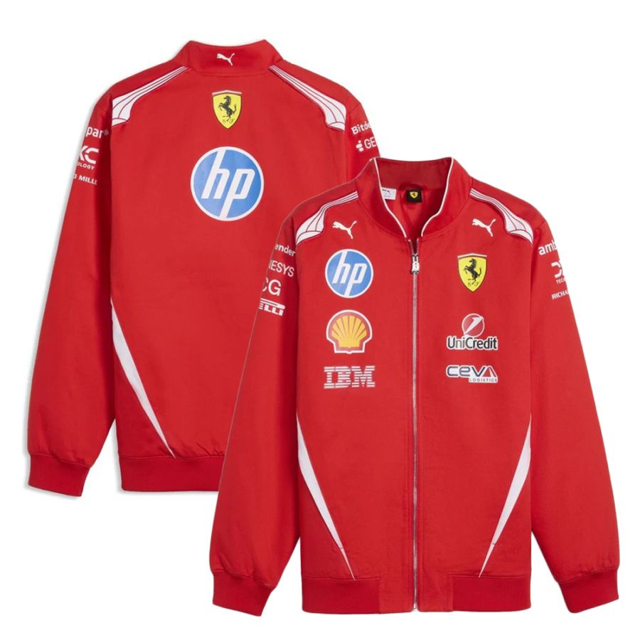 2026 スクーデリア フェラーリ HP チーム レーシング ジャケット レッド