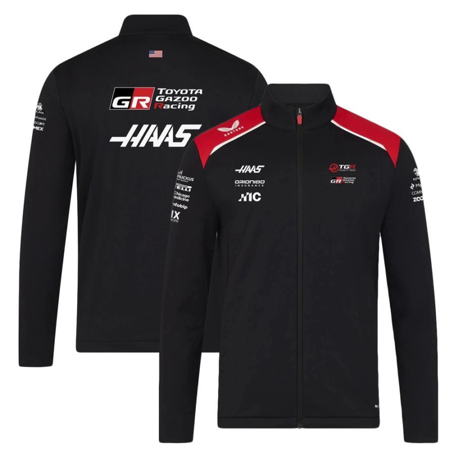 【予約商品 3月中旬頃入荷予定 単体でご注文下さい】2026 TGR ハース F1 チーム ソフトシェル ジャケット ブラック