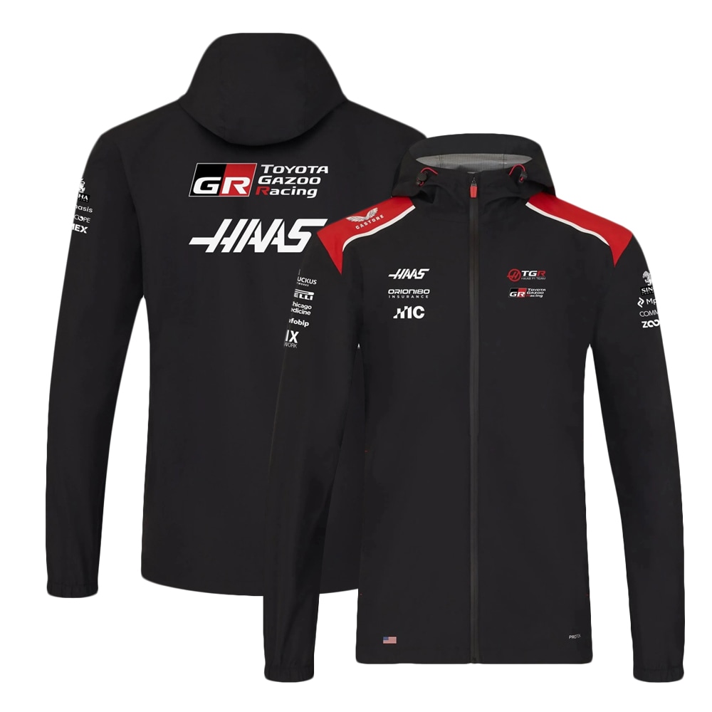 【予約商品 3月中旬頃入荷予定 単体でご注文下さい】2026 TGR ハース F1 チーム レイン ジャケット ブラック