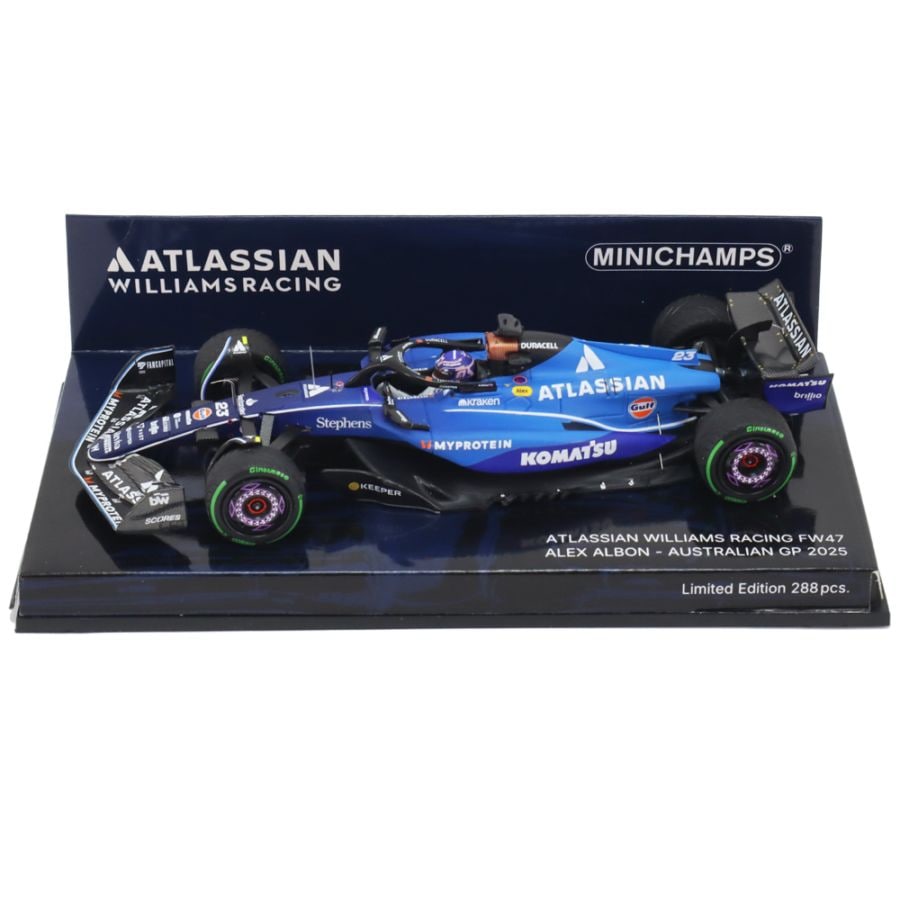 ミニチャンプス 1/43 ウィリアムズ レーシング FW47 アレックス アルボン 2025年 オーストラリアGP