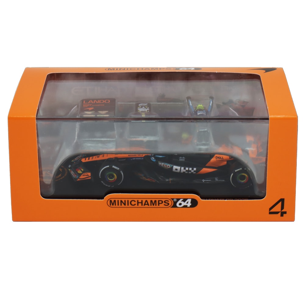 ミニチャンプス 1/64 マクラーレン F1 チーム MCL39 ランド ノリス 2025年 アブダビGP ワールドチャンピオン